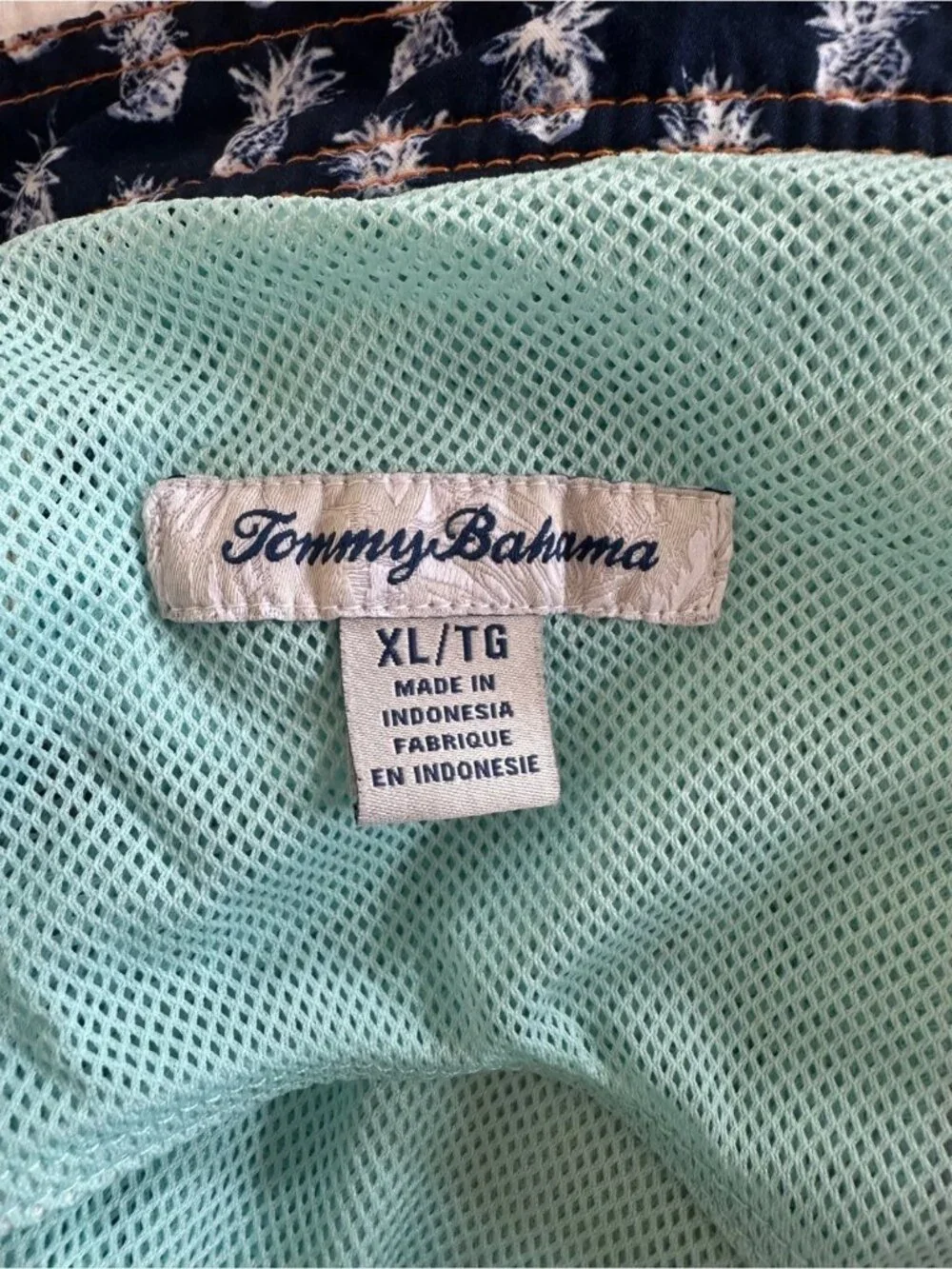 LOT OF 2 Tommy Bahama Mens Swim Trunks Size XL Tropical Leaf Geometric Shorts